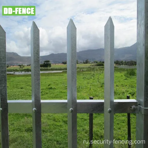 Оцинкованная безопасность L Angle Steel Bast Palisade Fence